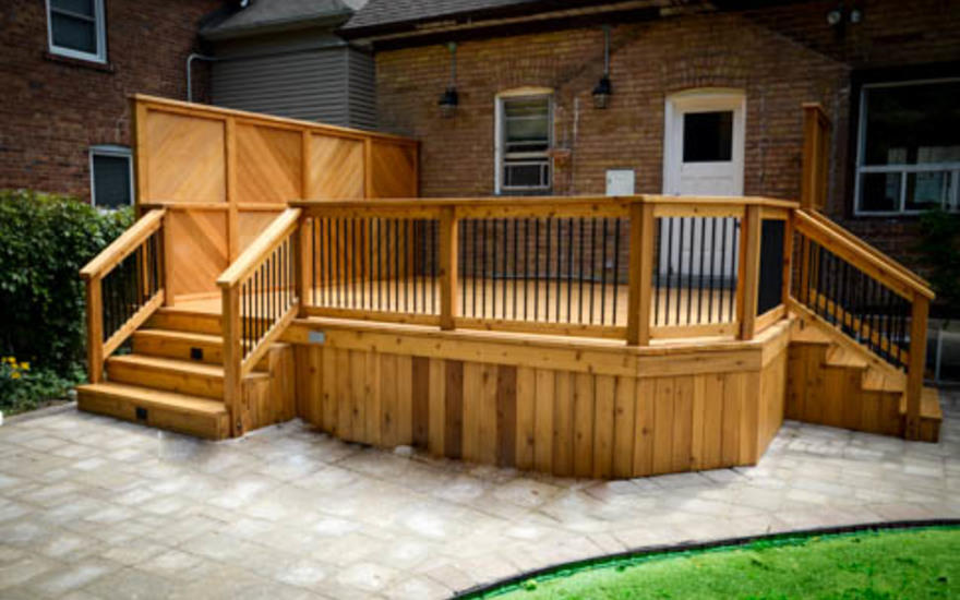 Softwood and Cedar Decks