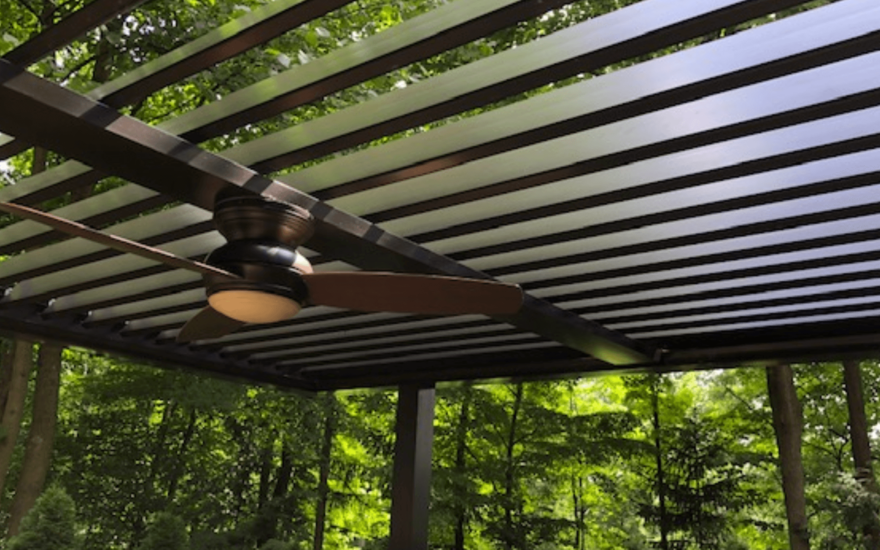 Louvered Roof Pergola