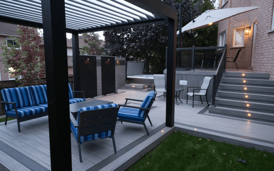 Louvered Roof Pergola