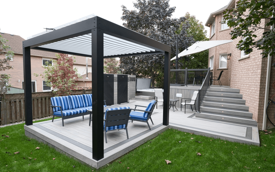 Louvered Roof Pergola