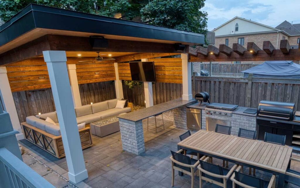 backyard cabana in mississauga